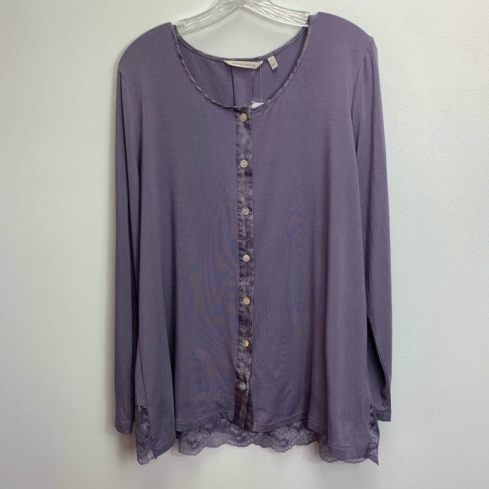 BNWT SOFT SURROUNDINGS L/S TOP SIZE LARGE